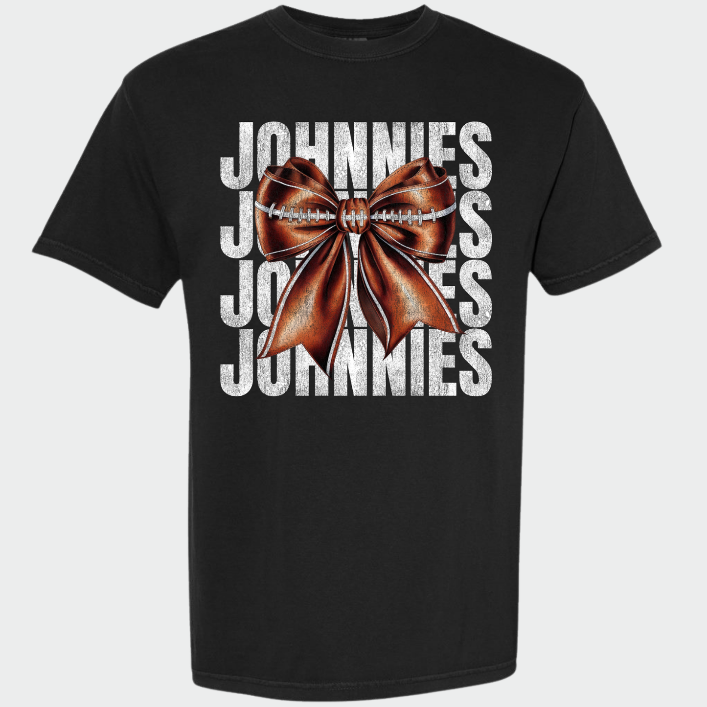 JYAA: Football Bow *distressed* T-Shirt