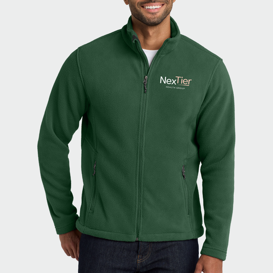 Nextier: Embroidered Full-Zip Fleece Jacket