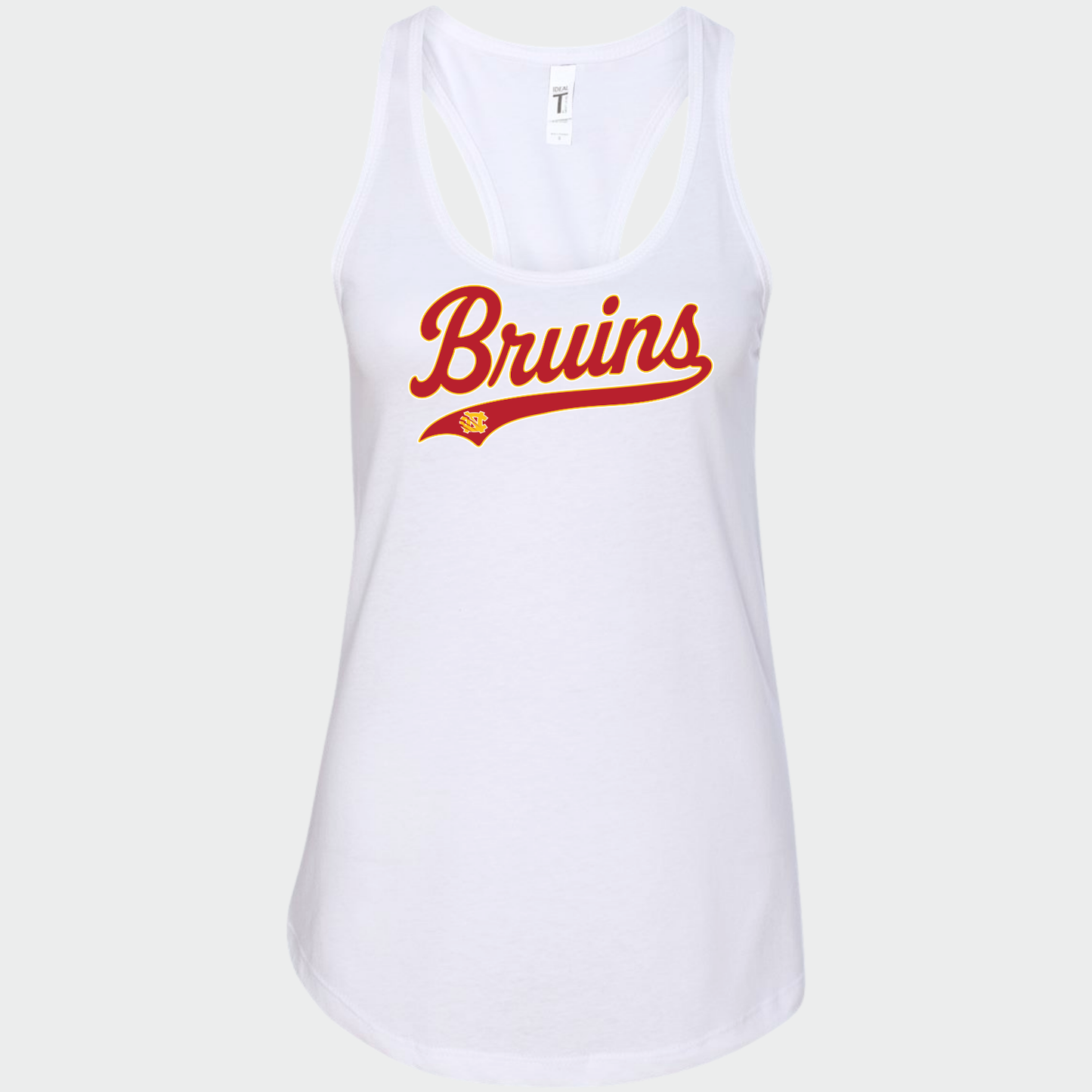 BRUINS: Swash Women's Racerback Tank Top