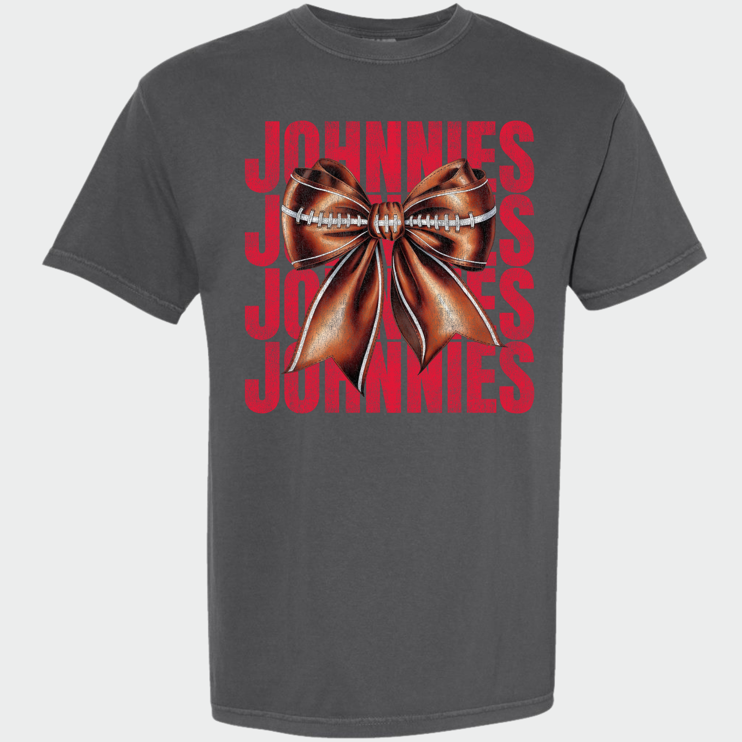 JYAA: Football Bow *distressed* T-Shirt