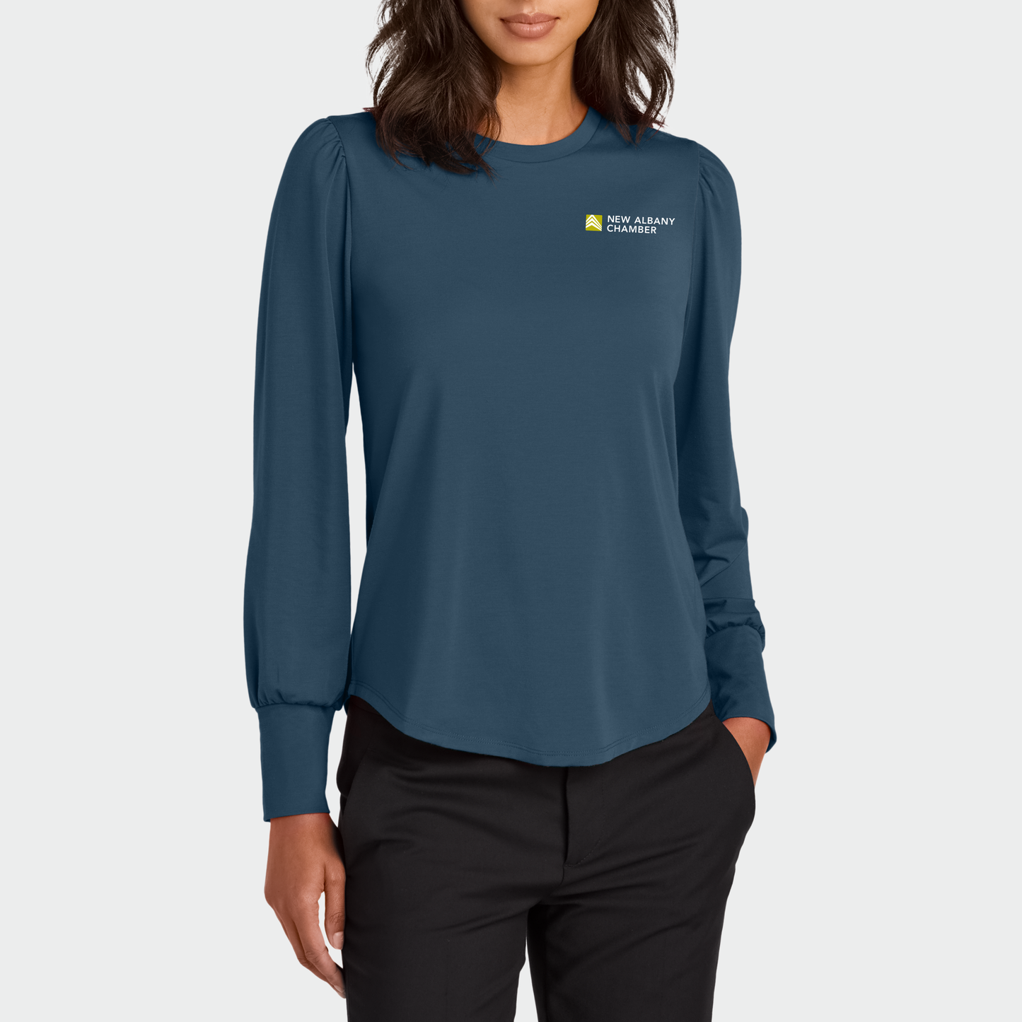 NA Chamber: Stretch Blouson Top