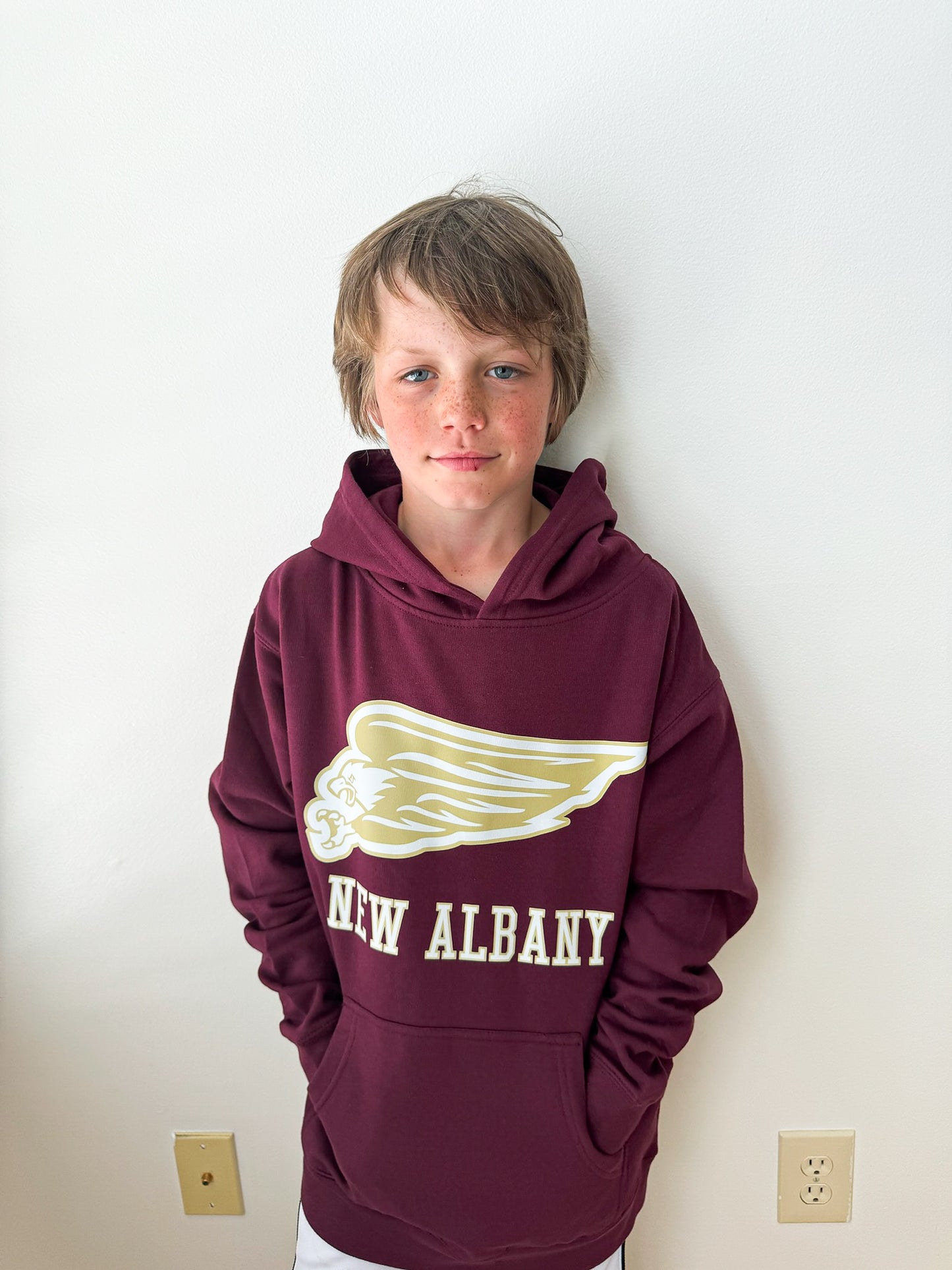 New Albany Athletics Eagle Midweight Hooded Sweatshirt