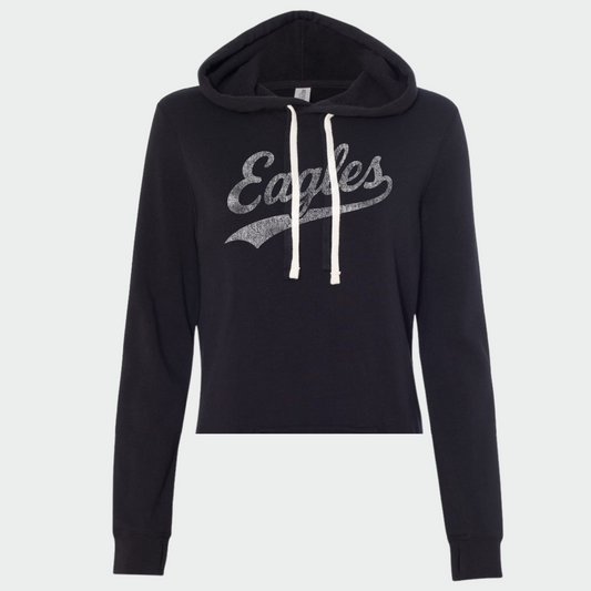 Eagles Cropped Women's Hooded Fleece