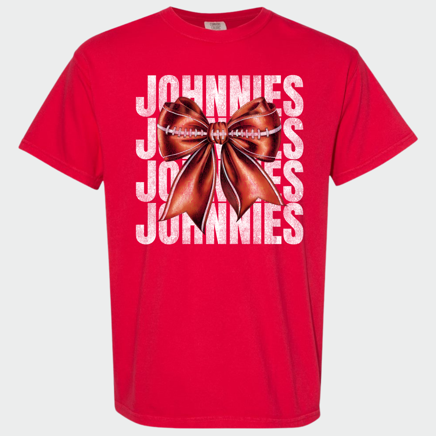 JYAA: Football Bow *distressed* T-Shirt