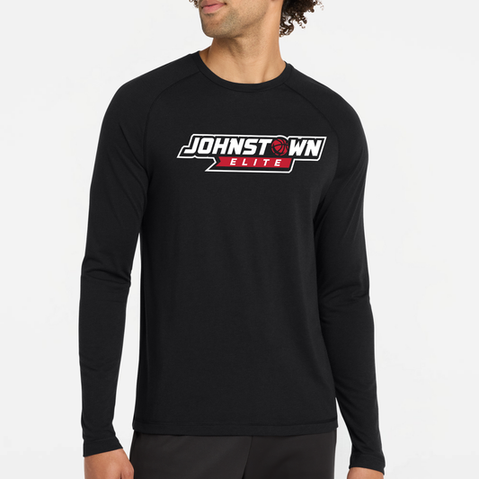 JEB: Johnstown Elite Basketball Raglan Long Sleeve Triblend Tech T-Shirt
