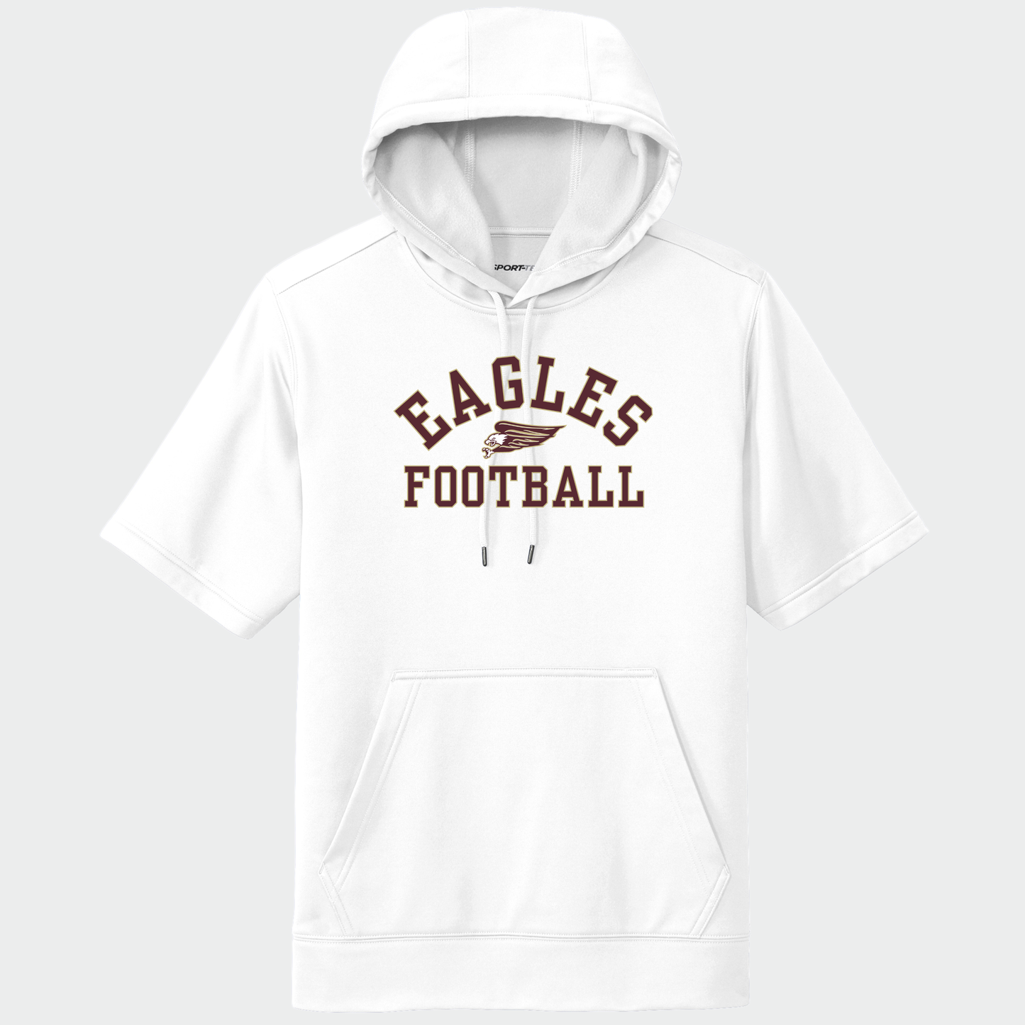 NAFootball: Eagles Football Short Sleeve Tech Fleece Hoodie