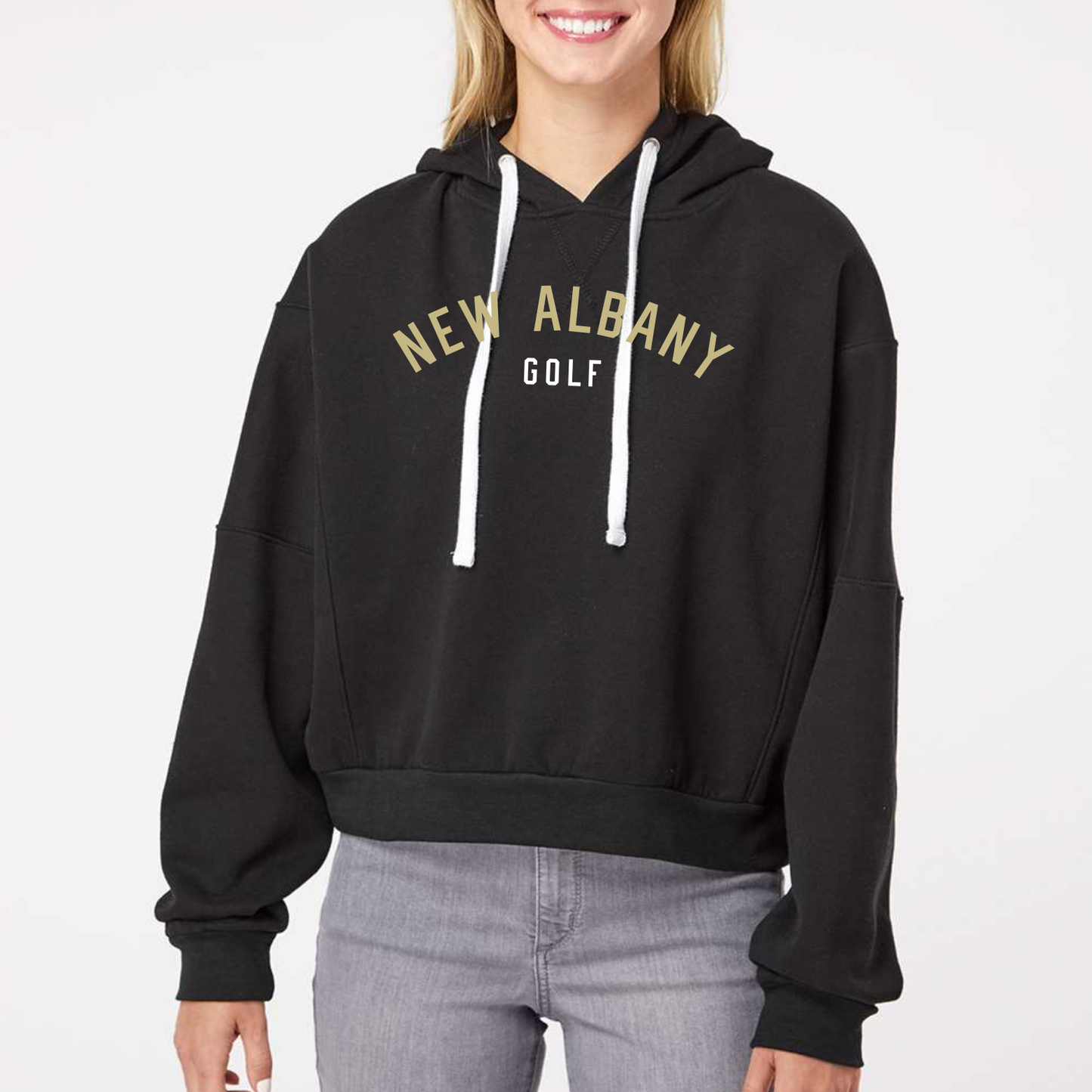 NAGOLF: New Albany Golf Crop Hooded Sweatshirt