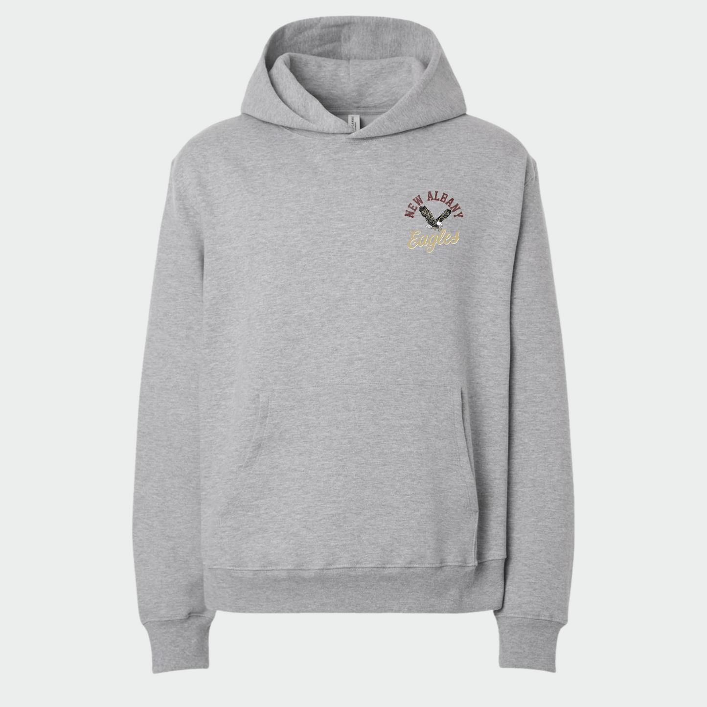 NAPTO: New Albany *Distressed Print* Collage 10oz Heavyweight Hooded Sweatshirt