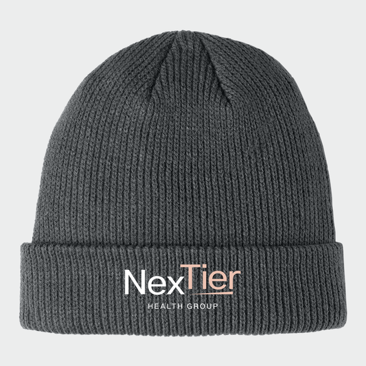 Nextier: Embroidered Cozy Cuffed Beanie