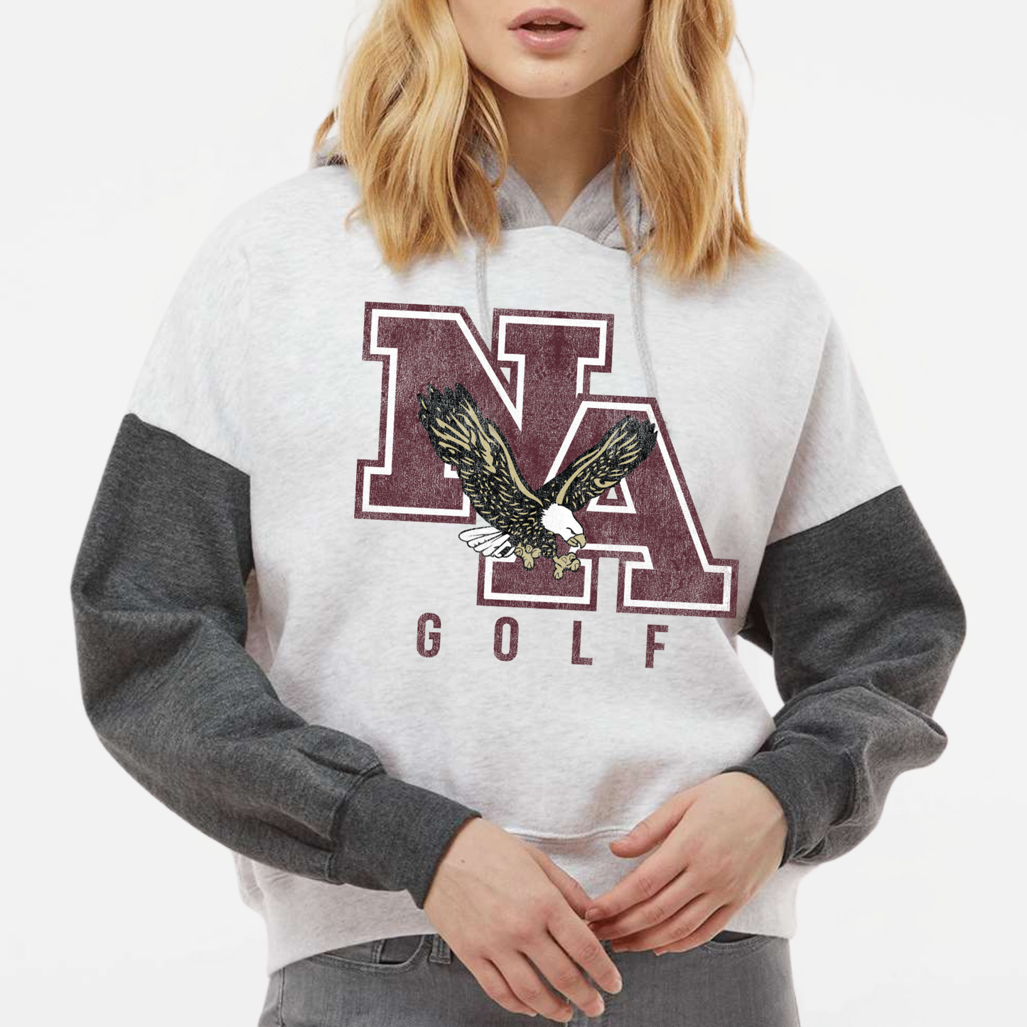 NAGOLF: Crop Hooded Sweatshirt