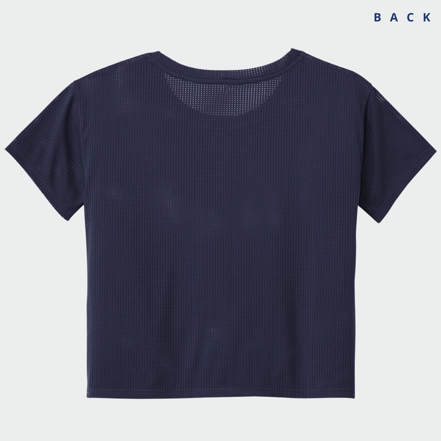 LINKSWIM: Women's Mesh Crop Tech T-Shirt