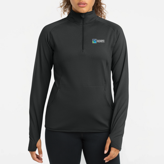 MORPC: Women's Quarter Zip Long Sleeve Stretch Tech Pullover