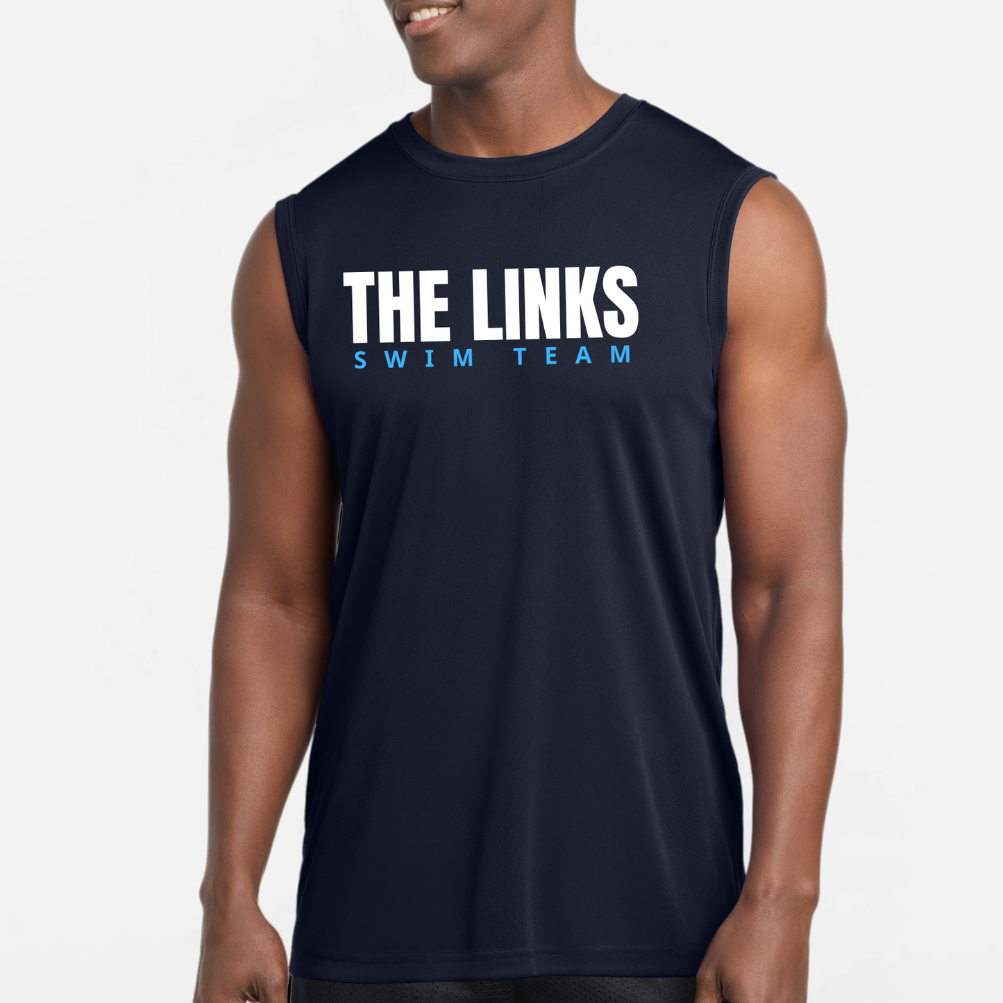LINKSWIM: Sleeveless Tech T-Shirt