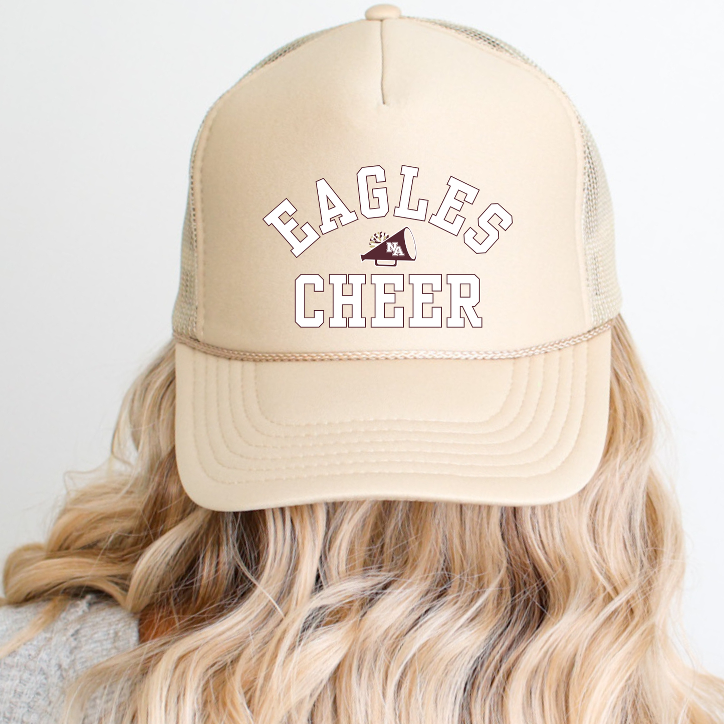 NAYCHEER: Eagles Cheer Foam Trucker Hat