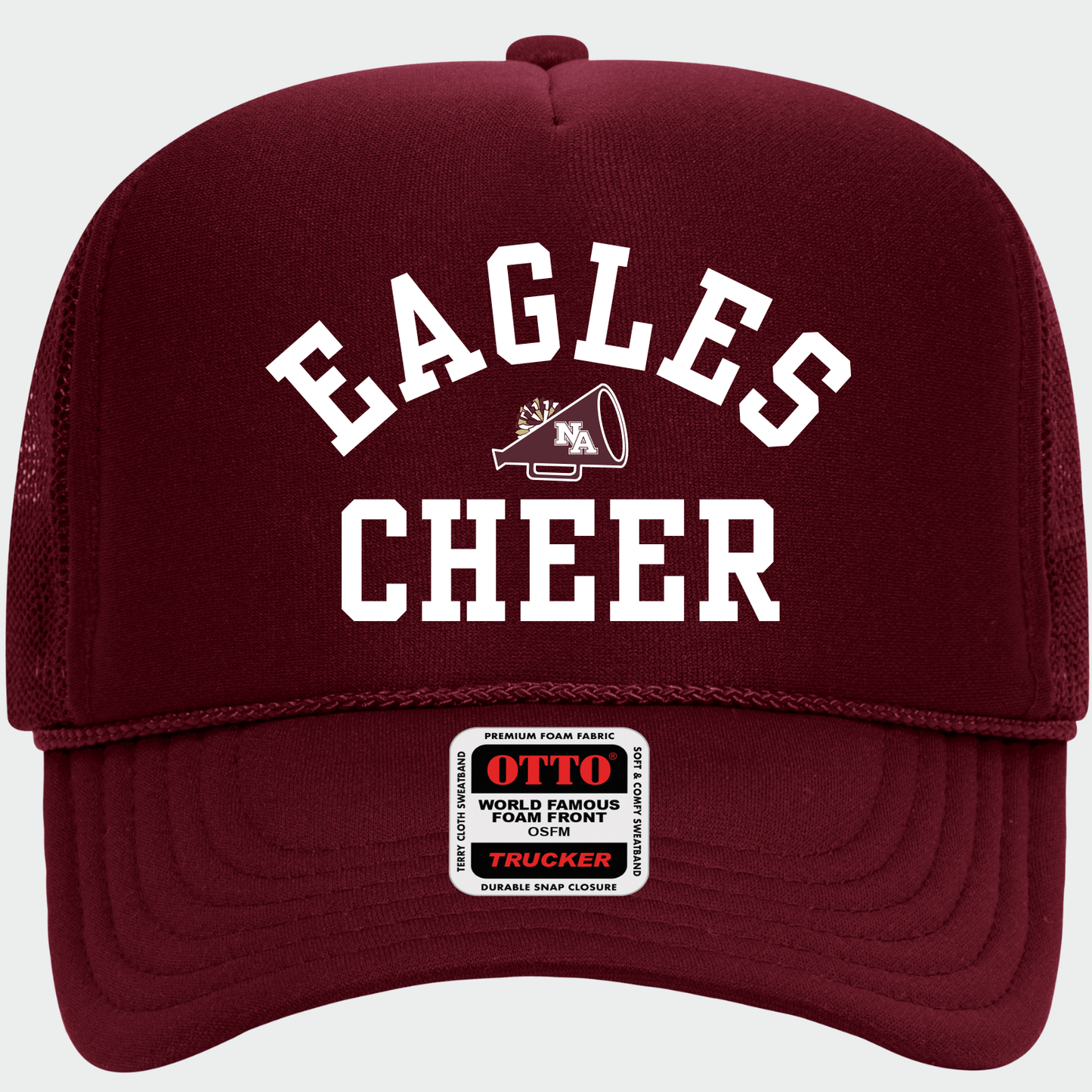 NAYCHEER: Eagles Cheer Foam Trucker Hat