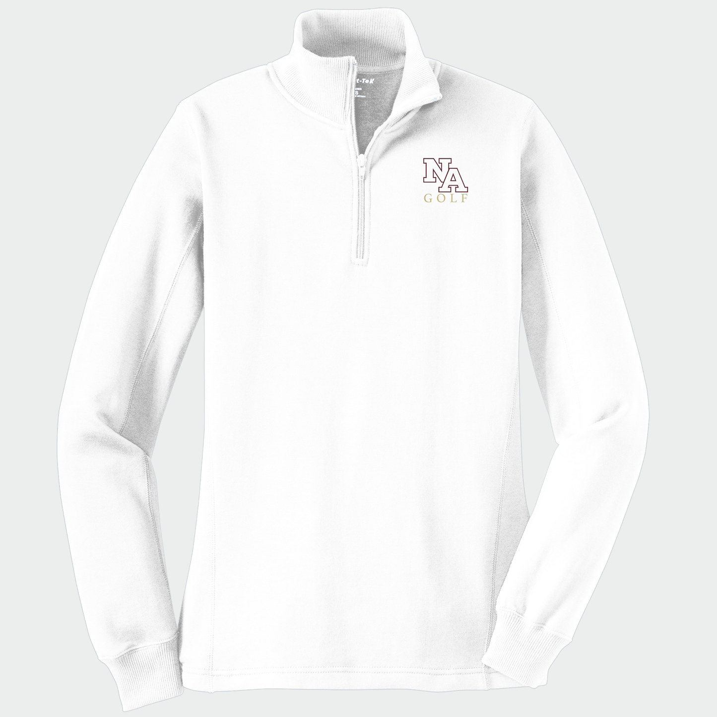 NAGolf: Embroidered, Women's Quarter-Zip Sweatshirt