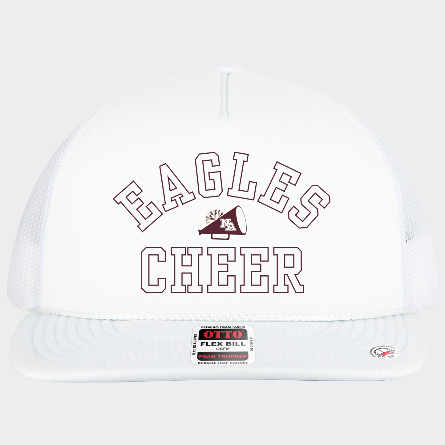 NAYCHEER: Eagles Cheer Flex-Bill Trucker Hat
