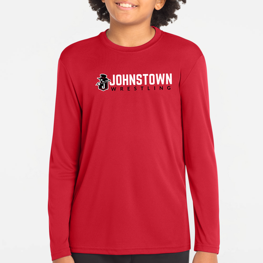 JYAA: Johnstown Wrestling Long Sleeve Tech T-Shirt