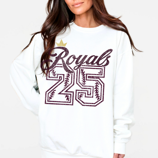 TCR: Royals Baseball Number Crew Sweatshirt