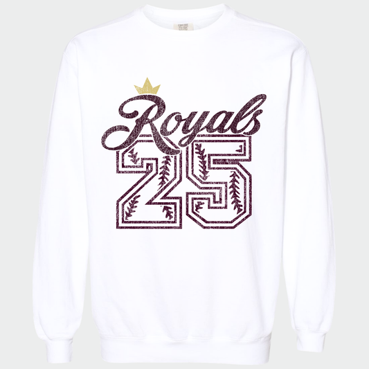 TCR: Royals Baseball Number Crew Sweatshirt