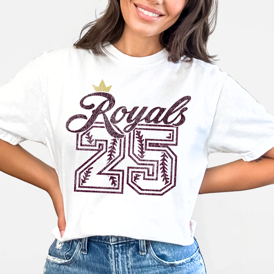 TCR: Royals Baseball Number Comfort Colors® T-Shirt