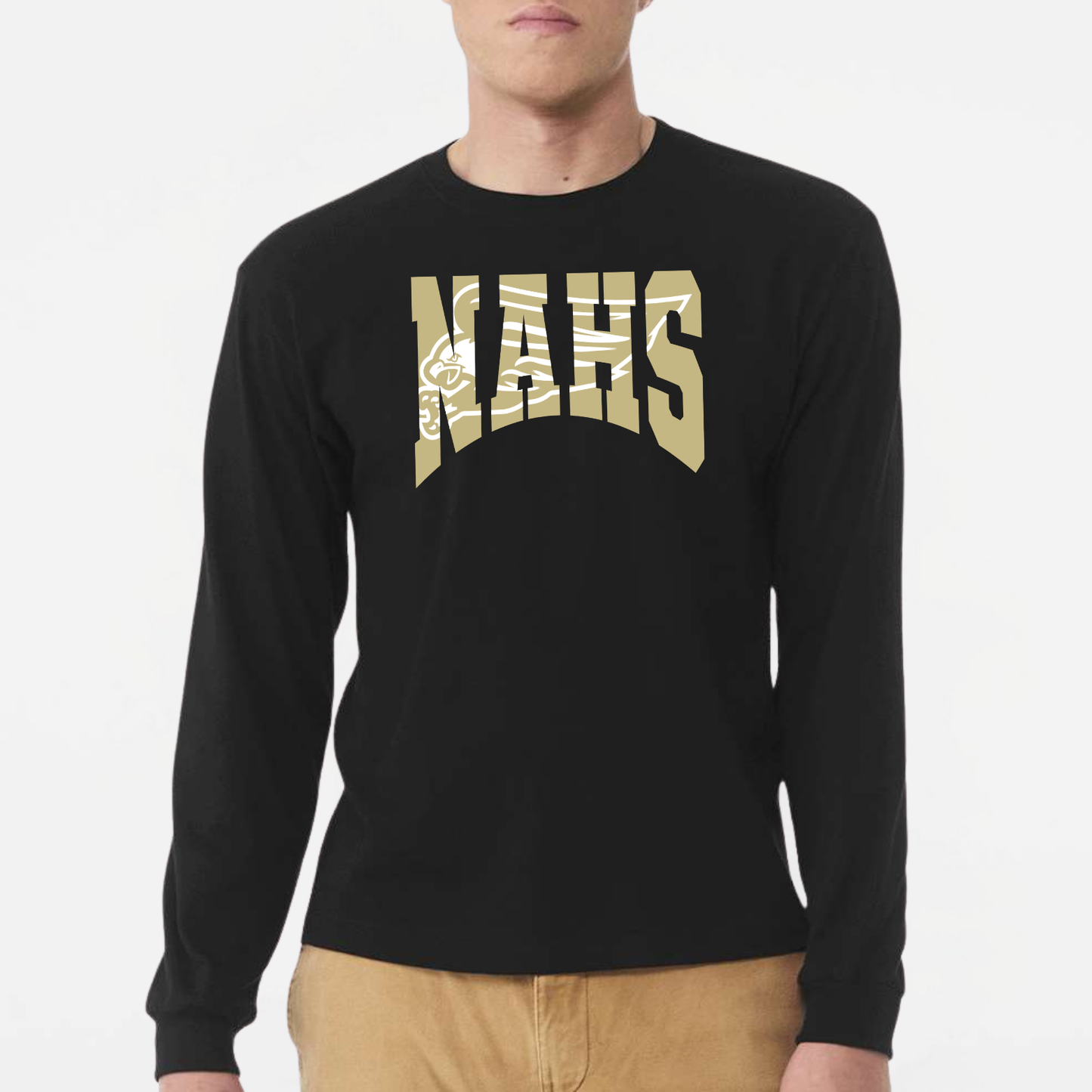 NAPTO: NAHS Eagle Knockout 6oz Heavyweight Long Sleeve T-Shirt