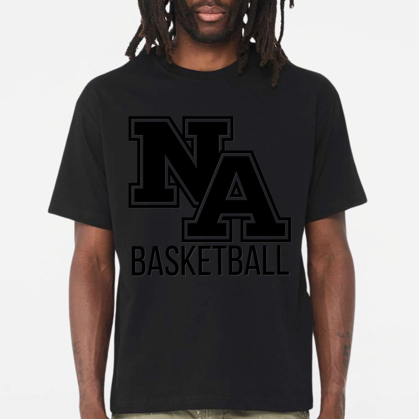 NAGTB: NA Basketball *3D Print* 6oz Heavyweight T-Shirt