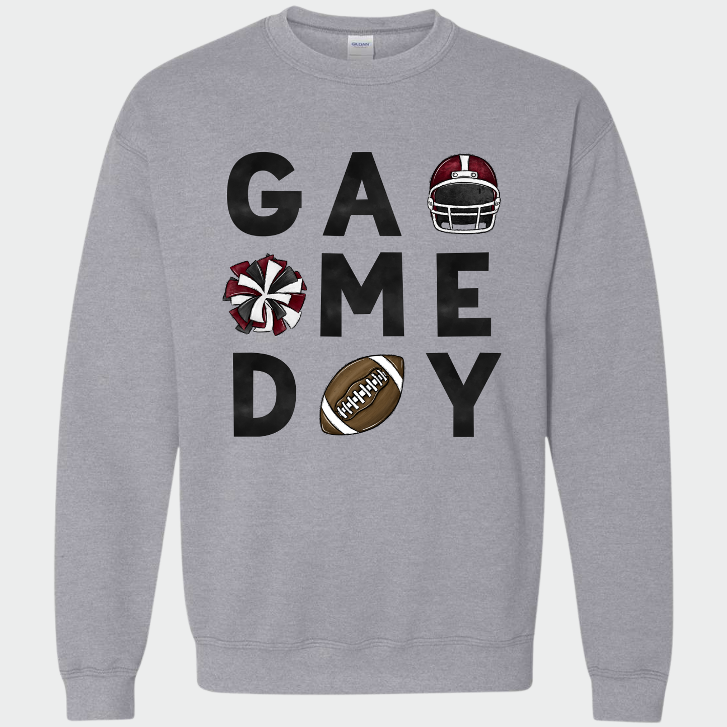 NAYCHEER: Football Game Day Crew Sweatshirt