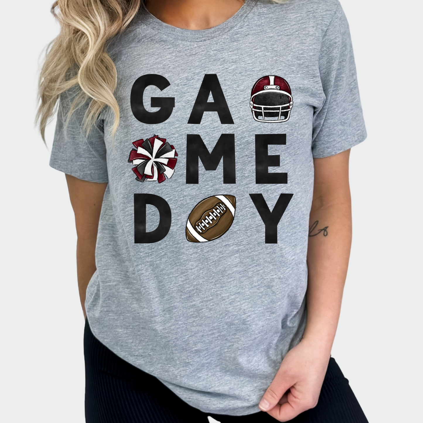 NAYCHEER: Football Game Day CVC T-Shirt