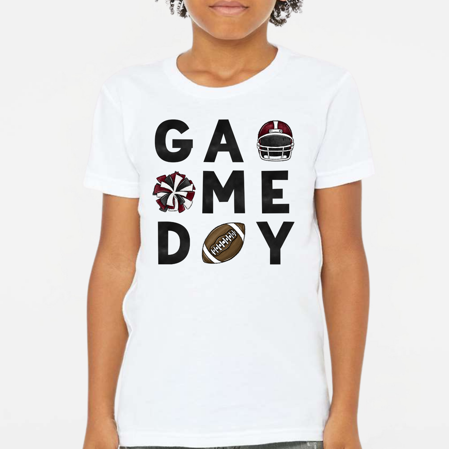 NAYCHEER: Football Game Day CVC T-Shirt