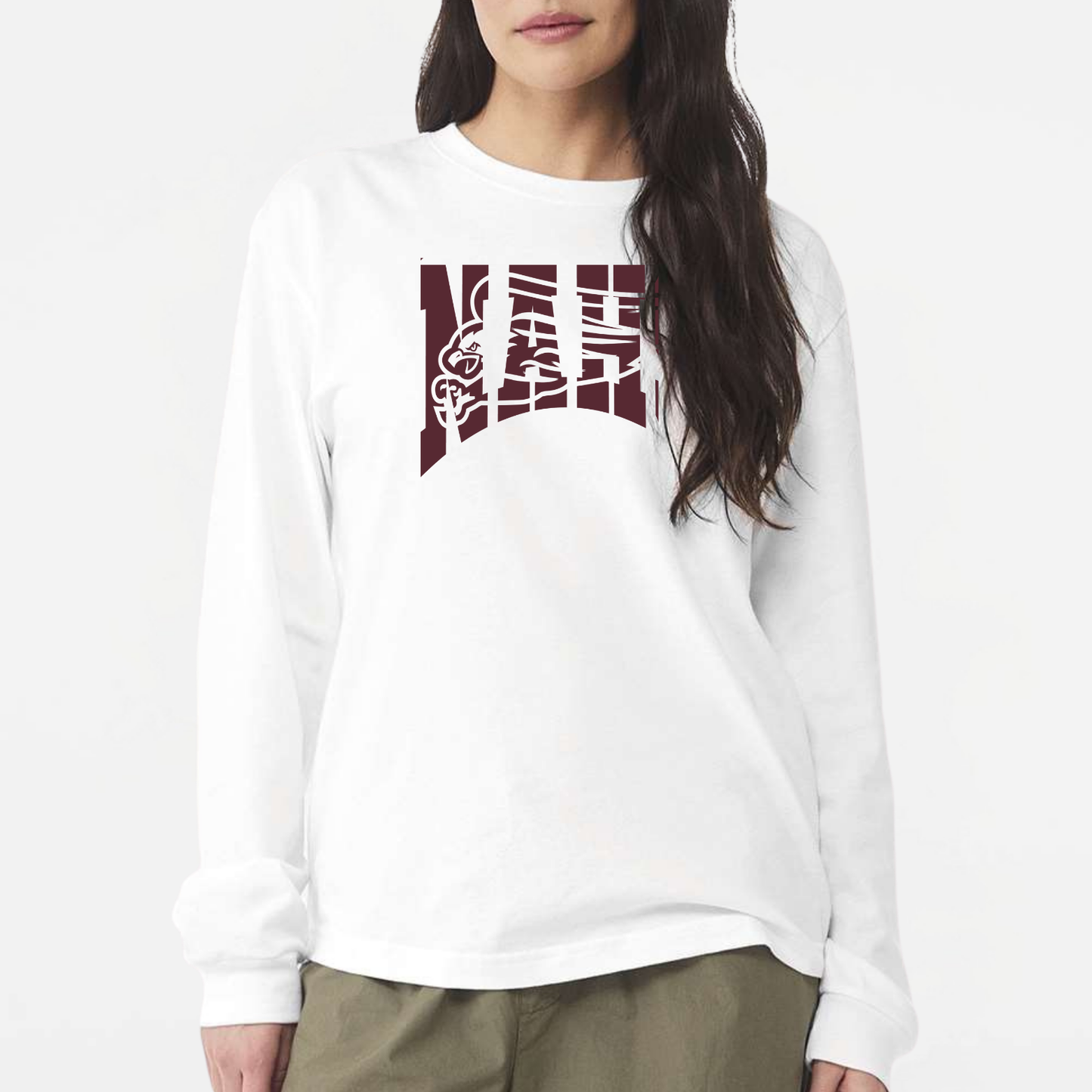 NAPTO: NAHS Eagle Knockout 6oz Heavyweight Long Sleeve T-Shirt