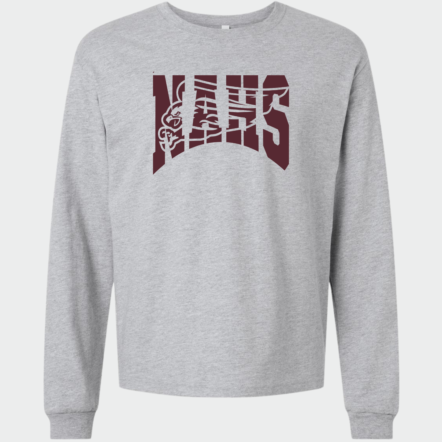 NAPTO: NAHS Eagle Knockout 6oz Heavyweight Long Sleeve T-Shirt
