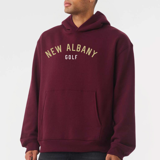 NAGOLF: New Albany Golf 10oz Heavyweight Hooded Sweatshirt