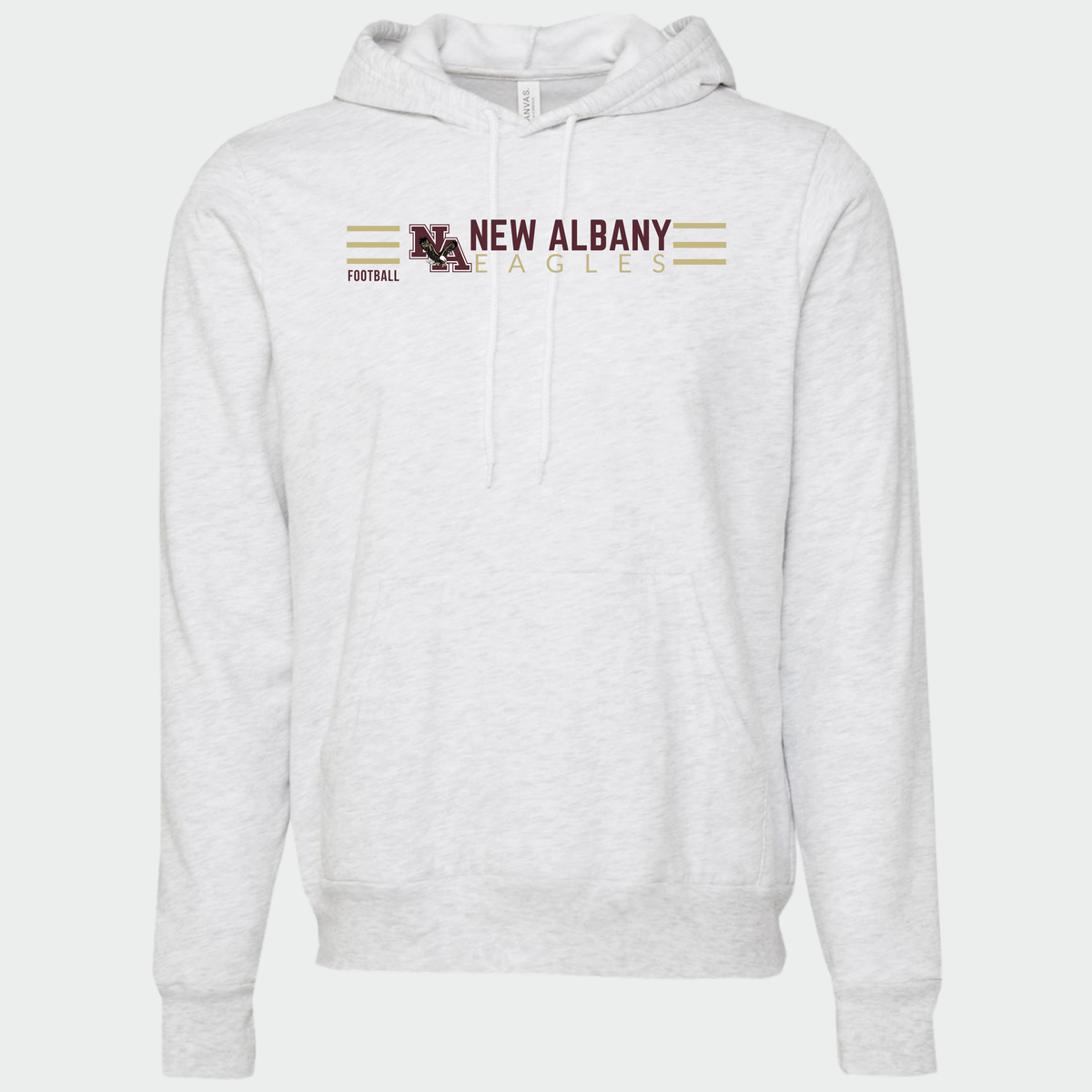 NAFOOTBALL: Sponge Fleece Hooded Sweatshirt