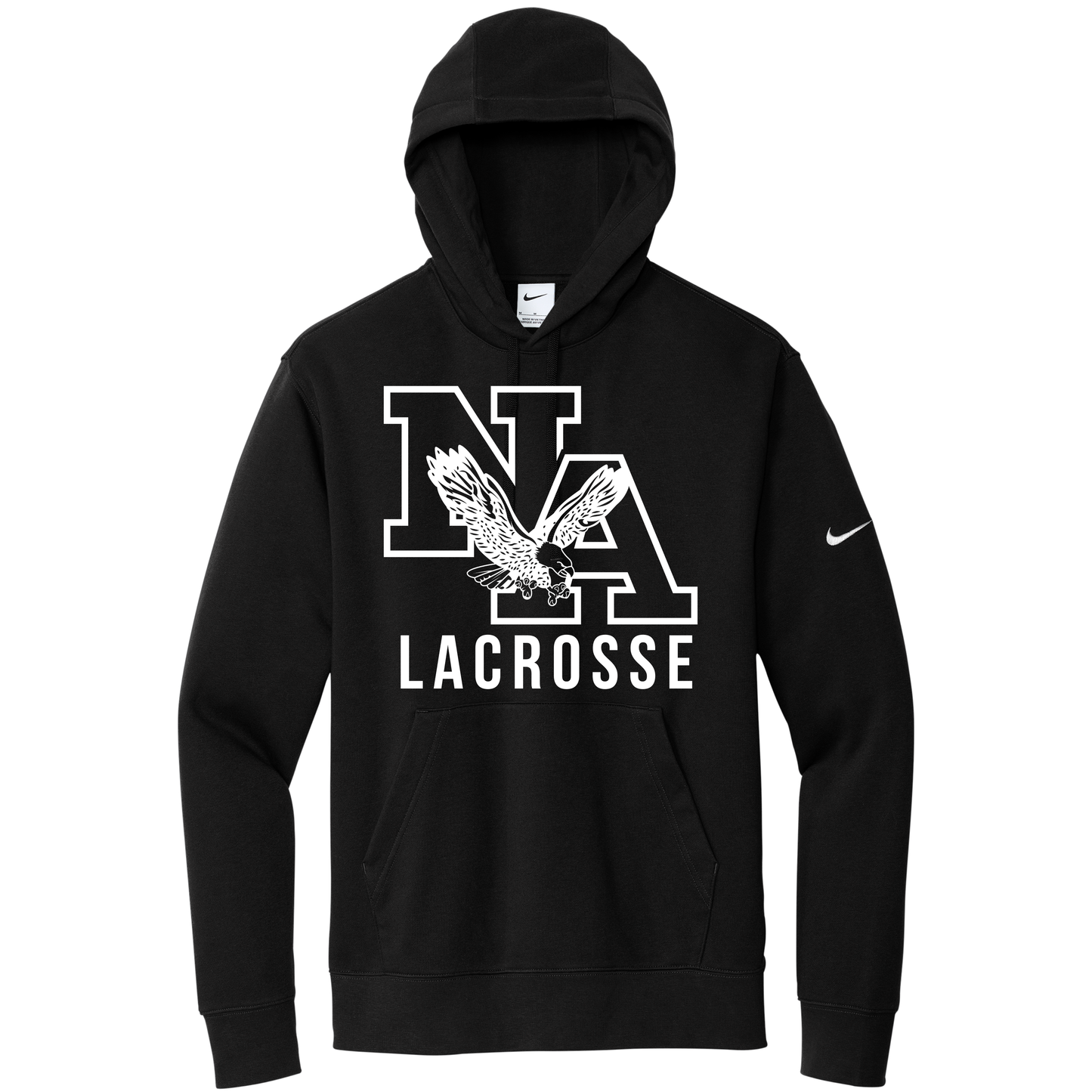 NA Lacrosse: Nike Club Fleece Hooded Sweatshirt