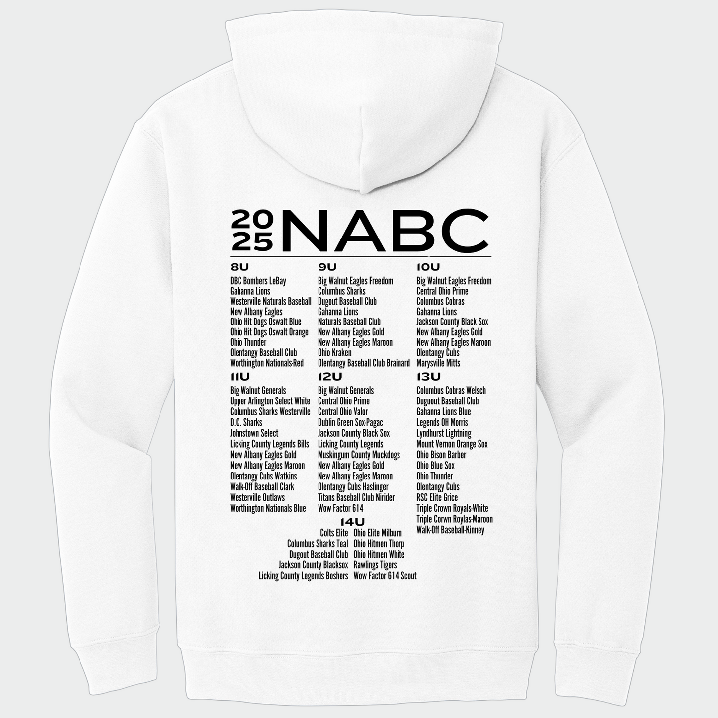 NABC PRESALE: Hooded Sweatshirt