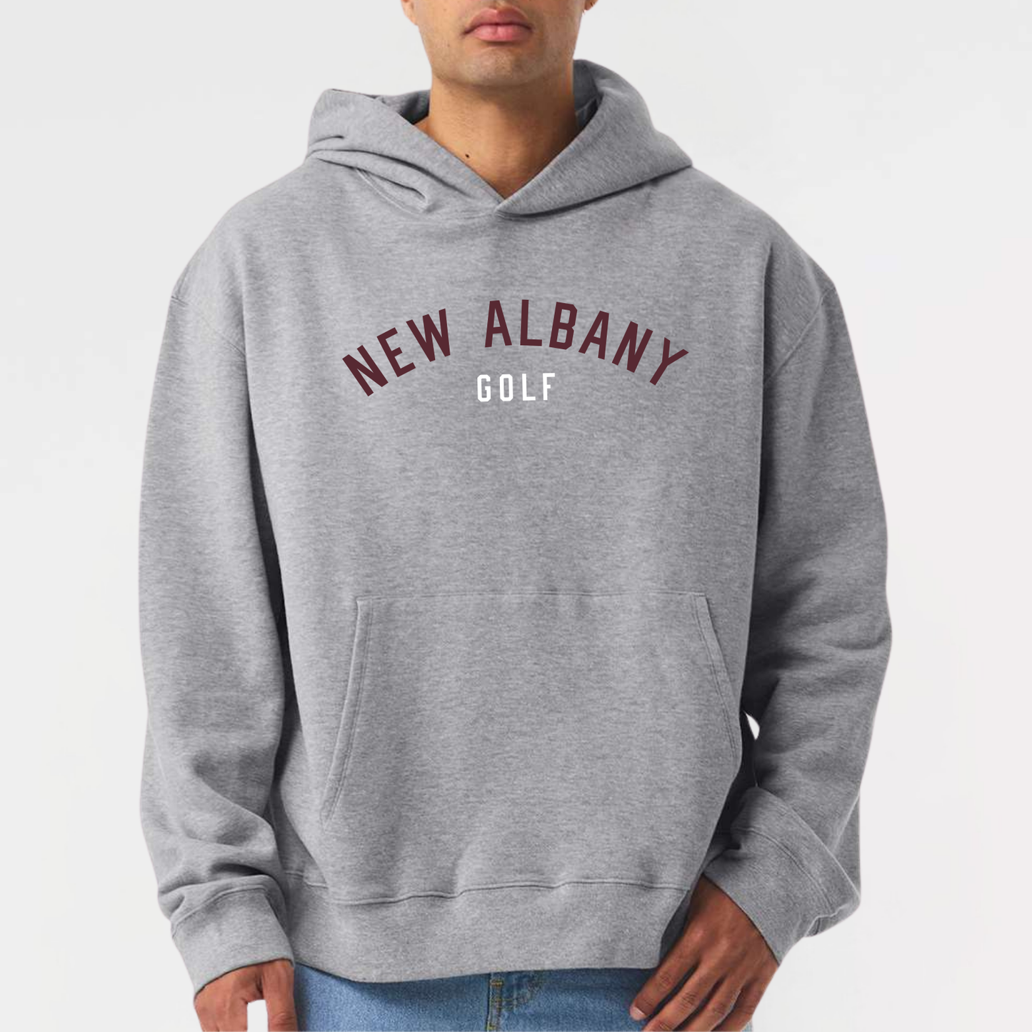 NAGOLF: New Albany Golf 10oz Heavyweight Hooded Sweatshirt