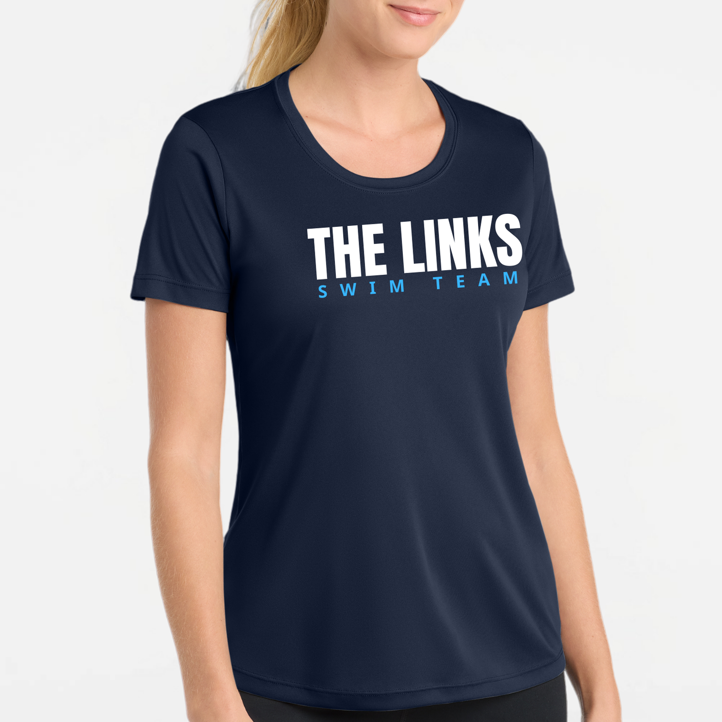 LINKSWIM: Women's Scoop Neck Tech T-Shirt