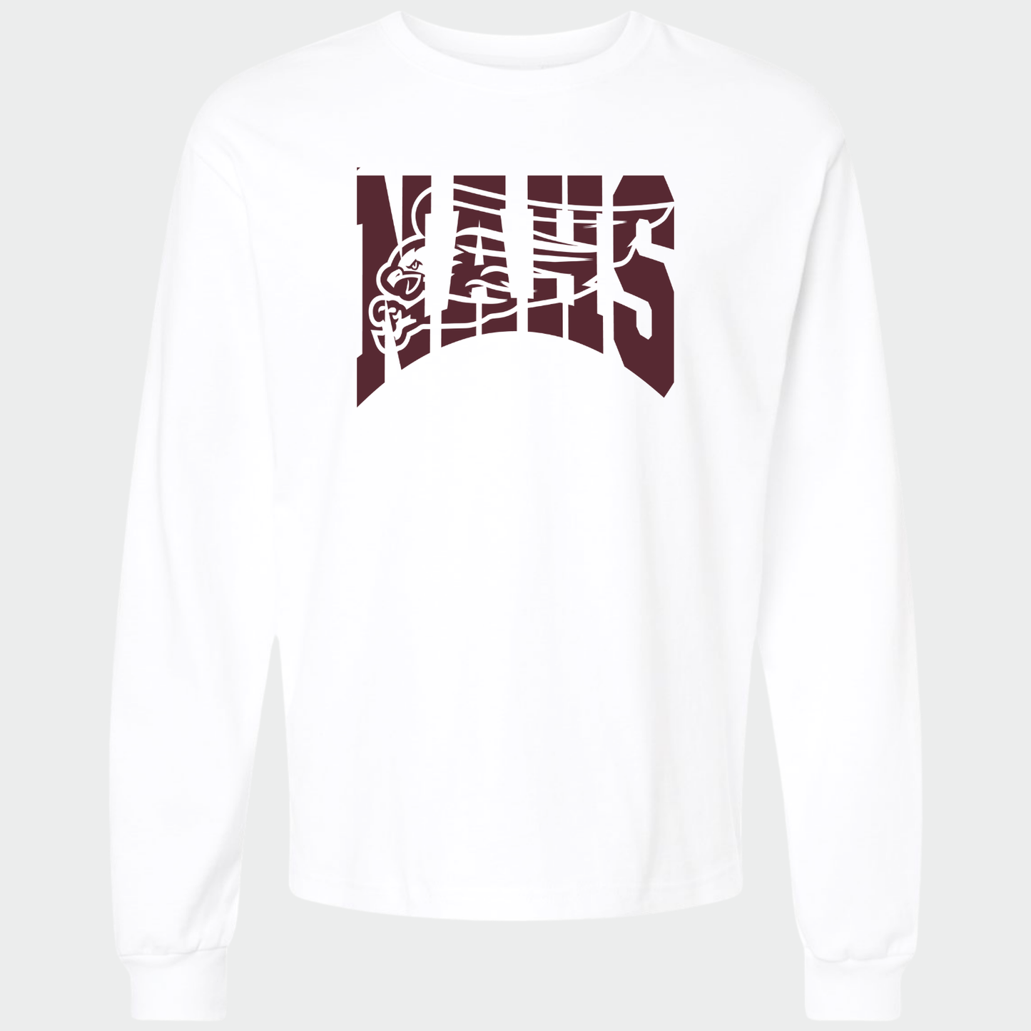 NAPTO: NAHS Eagle Knockout 6oz Heavyweight Long Sleeve T-Shirt