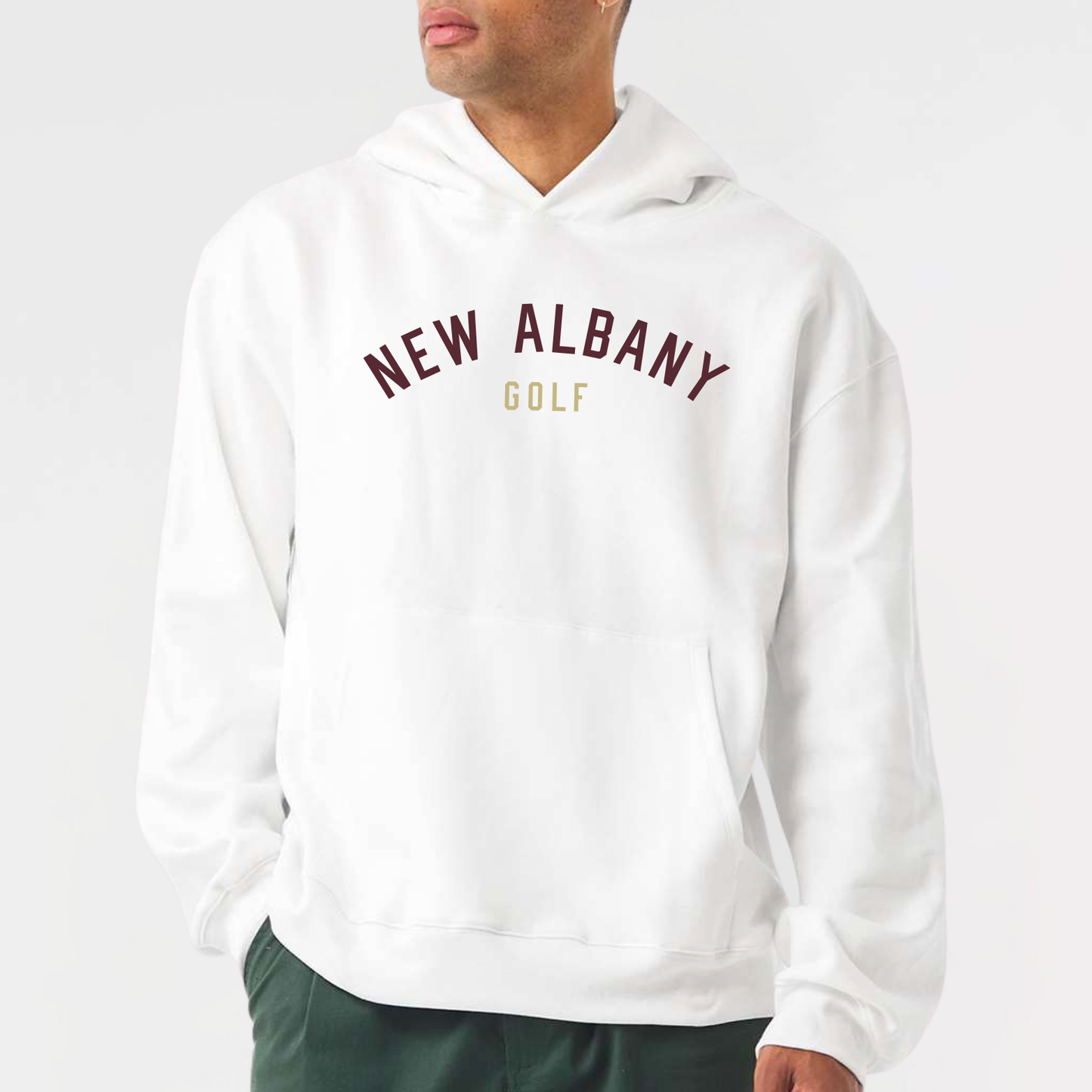 NAGOLF: New Albany Golf 10oz Heavyweight Hooded Sweatshirt