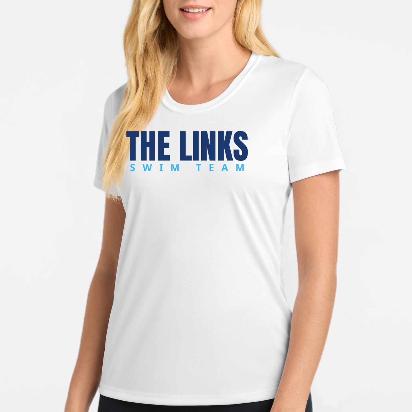 LINKSWIM: Women's Scoop Neck Tech T-Shirt