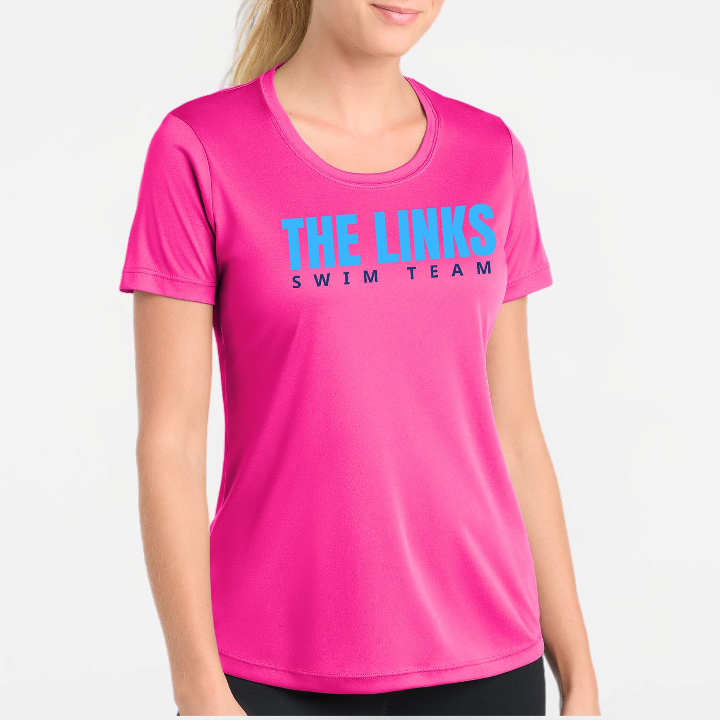 LINKSWIM: Women's Scoop Neck Tech T-Shirt