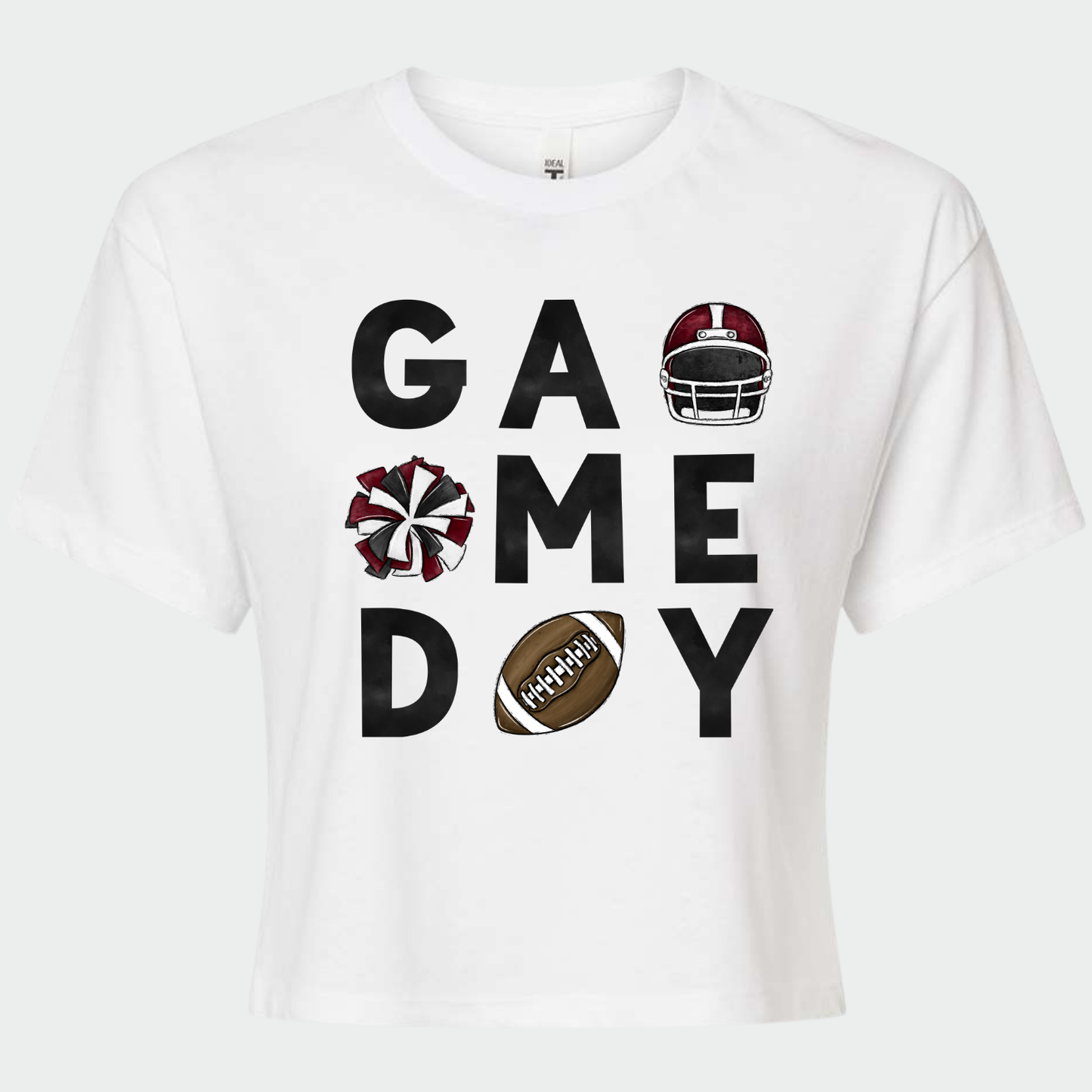 NAYCHEER: Football Game Day Women's Crop Top
