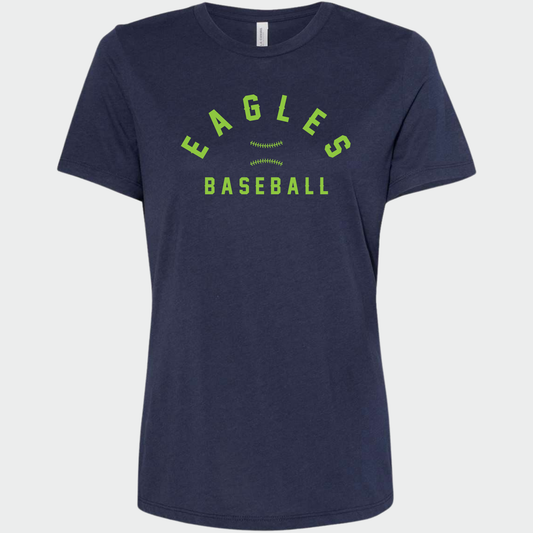 Powell Eagles: Stitched Baseball Women's Triblend Tee