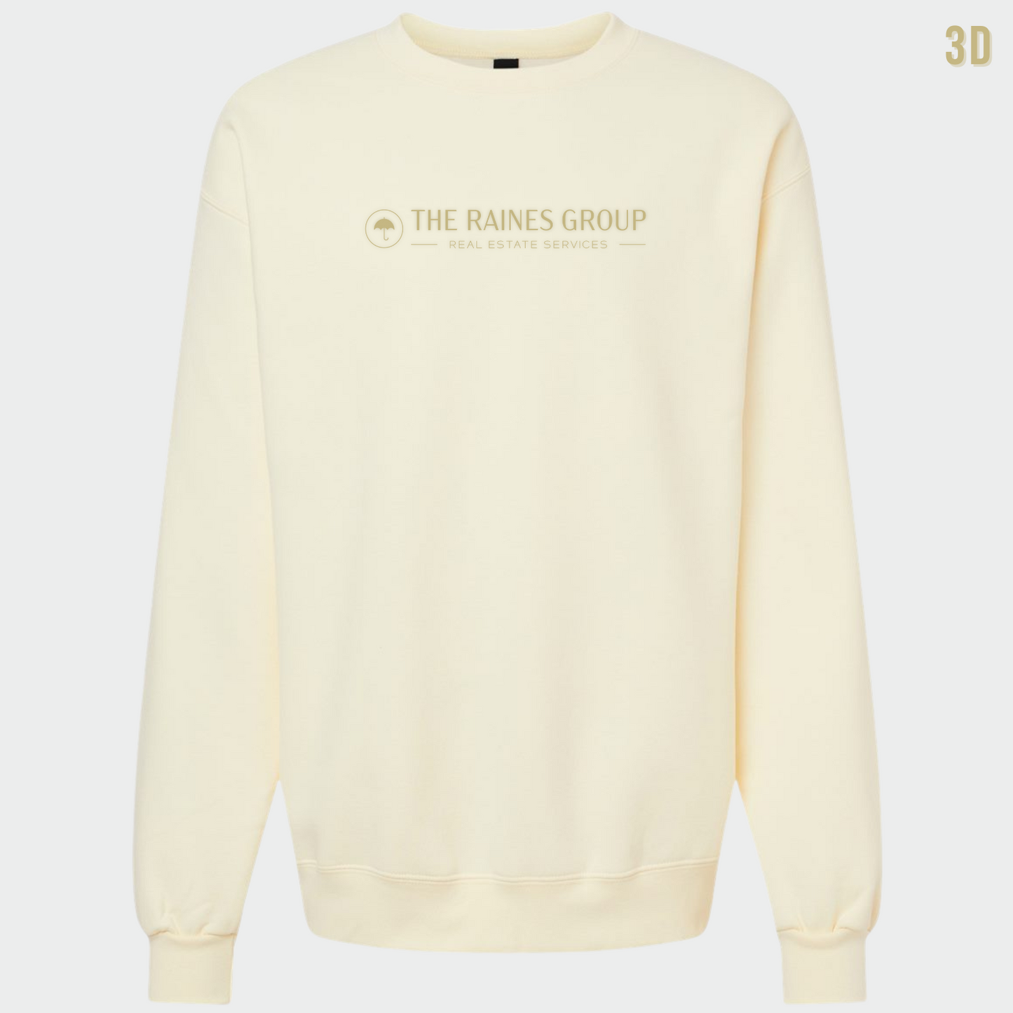 TRG: 3D Monochrome Crew Sweatshirt