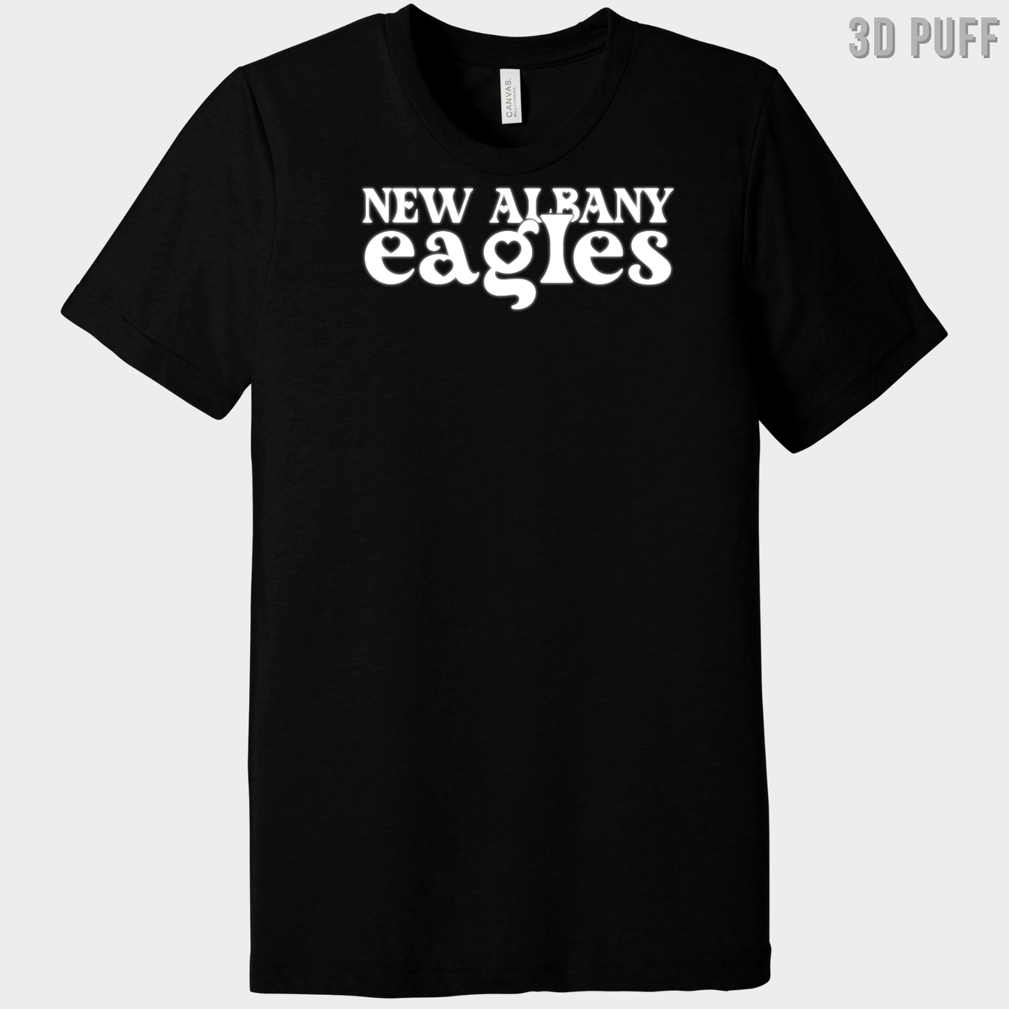NAPTO: Match your Doll New Albany Eagles *Puff Print* Triblend T-Shirt