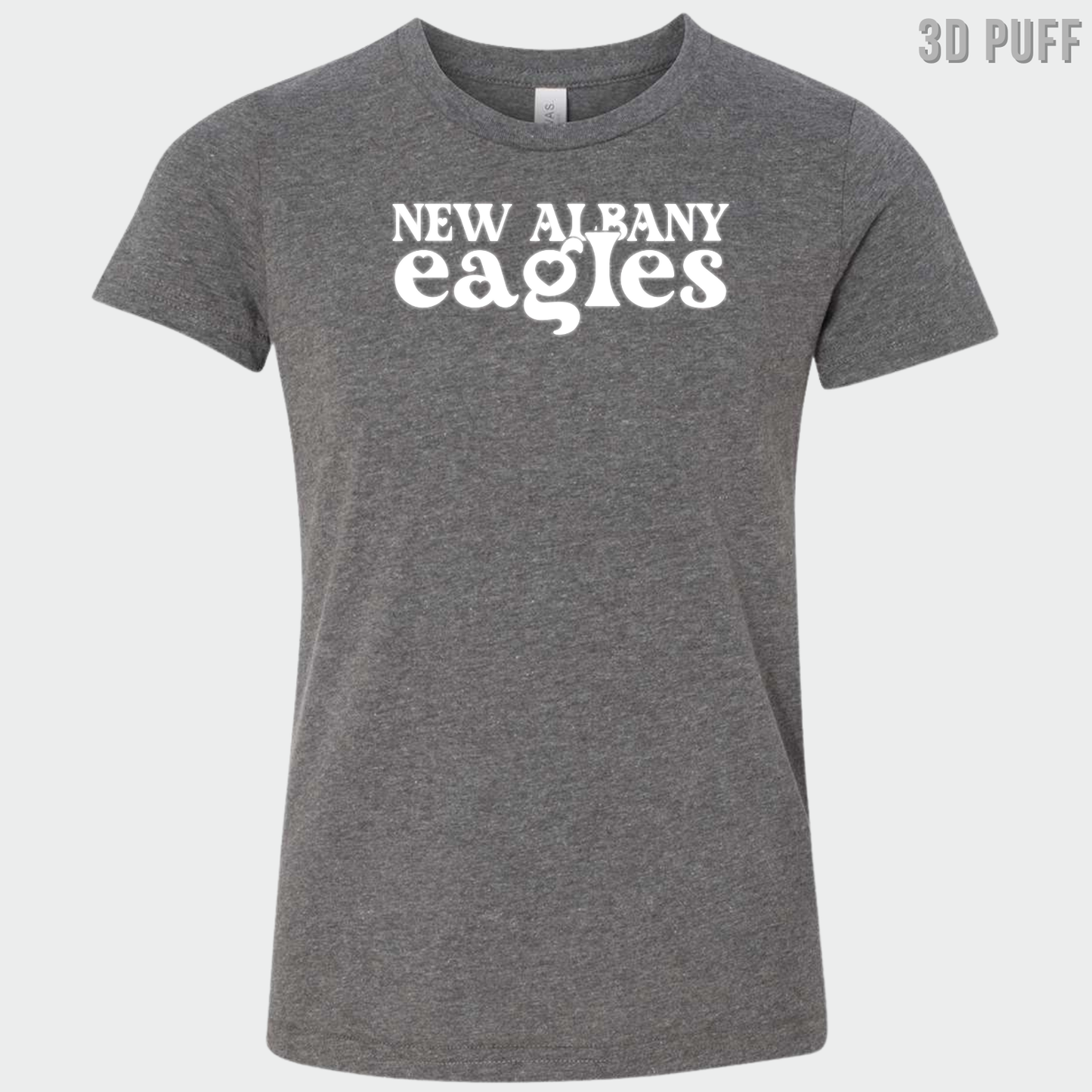 NAPTO: Match your Doll New Albany Eagles *Puff Print* Triblend T-Shirt