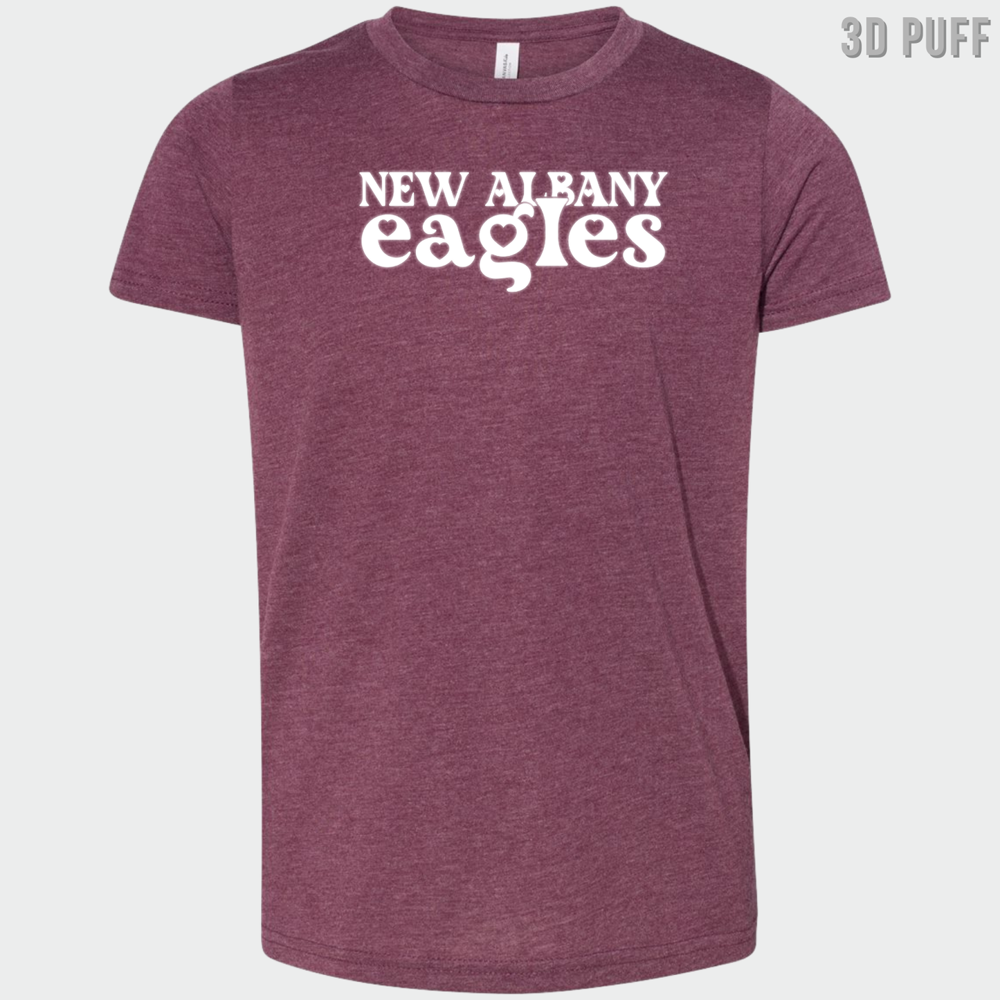 NAPTO: Match your Doll New Albany Eagles *Puff Print* Triblend T-Shirt
