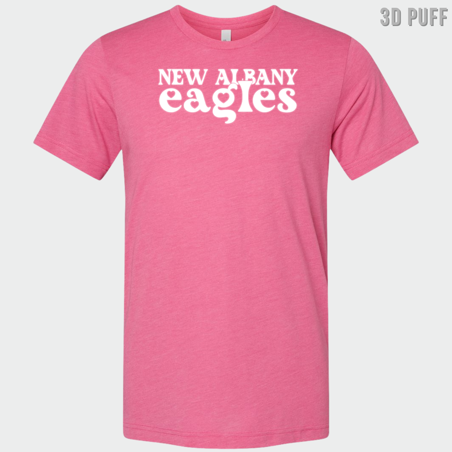 NAPTO: Match your Doll New Albany Eagles *Puff Print* Triblend T-Shirt