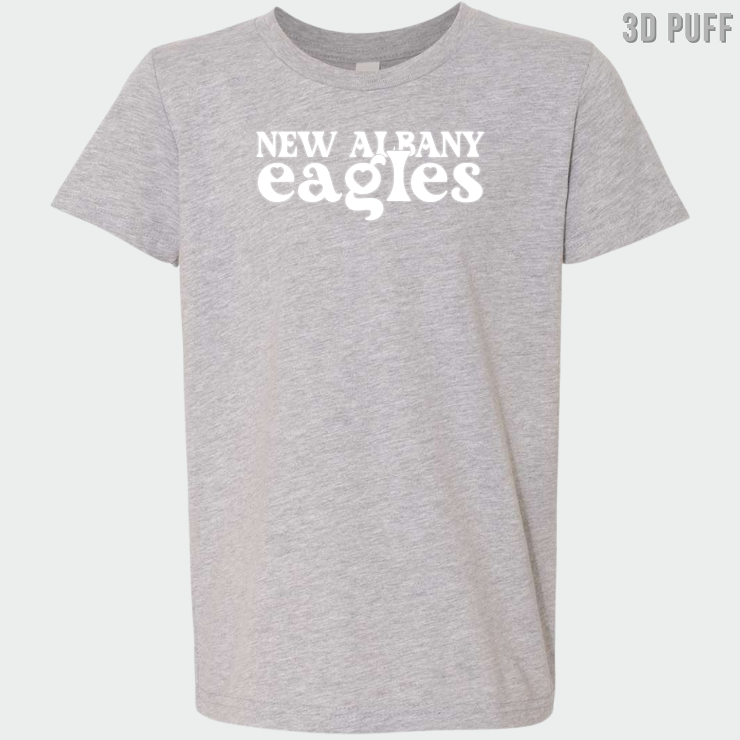 NAPTO: Match your Doll New Albany Eagles *Puff Print* Triblend T-Shirt